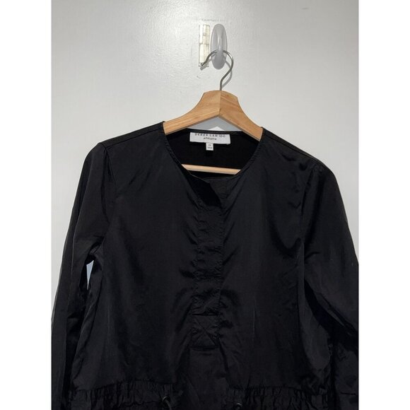 Derek Lam 10C Athleta Black Long-Sleeve Limited edition Tunic Top Size XS Womens - Picture 2 of 9